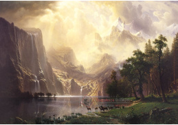 VSO 489 Albert Bierstadt - Mezi pohořím Sierra Nevady