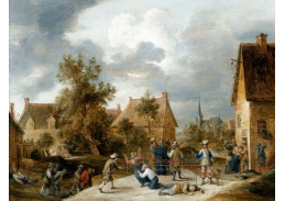 SO XVI-462 David Teniers - Vojáci vyhazující vesničana