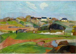 D-7542 Paul Gauguin - Krajina v Le Pouldu