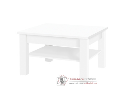 CEZANNE R18, konferenční stolek 80x80cm, bílá