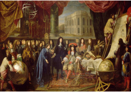 DDSO-3780 Jean-Baptiste Colbert - Královská akademie věd s Ludvíkem XIV v roce 1667