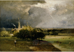 D-7228 George Inness - Blížící se bouře