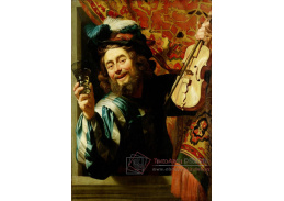 DDSO-2688 Gerrit van Honthorst - Veselý houslista