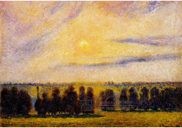 VCP-466 Camille Pissarro - Západ slunce v Eragny