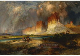 SO IX 33 Thomas Moran - Skály kolem Zelené řeky