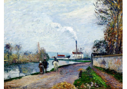 VCP-325 Camille Pissarro - Cesta k Oise nedaleko Pontoise