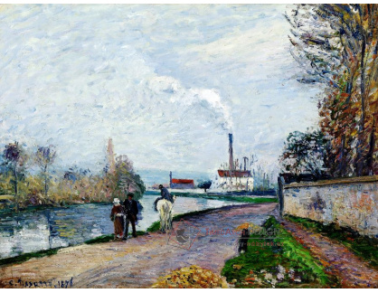 VCP-325 Camille Pissarro - Cesta k Oise nedaleko Pontoise