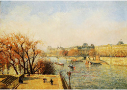 VCP-257 Camille Pissarro - Louvre ve slunečné ráno