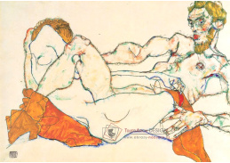 VES 22 Egon Schiele - Milenci