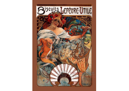 VAM16 Alfons Mucha - Biscuits Lefevre Utile