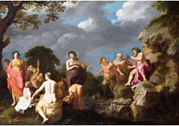 SO XI-258 Cornelis van Poelenburch - Apollo a Marsyas