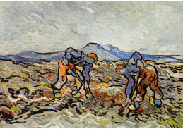 R2-1055 Vincent van Gogh - Rolníci při kopání brambor