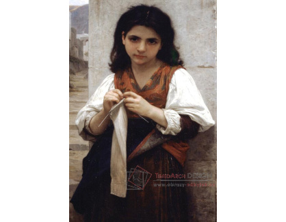 R15-146 Adolph William Bouguereau - Pletařka