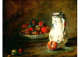 SO XIV-452 Jean Simeon Chardin - Mísa se švestkami