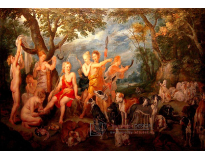 BRG-138 Jan Brueghel a Peter Paul Rubens - Diana a nymfy