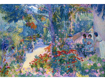 A-7422 Henri-Edmond Cross - Odpoledne na zahradě