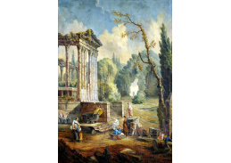 VF300 Hubert Robert - Krajina se zříceninou chrámu