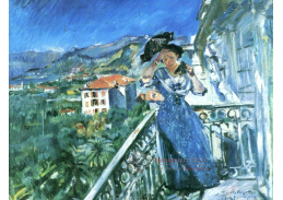 VLC 30 Lovis Corinth - Na balkóně v Bordighera