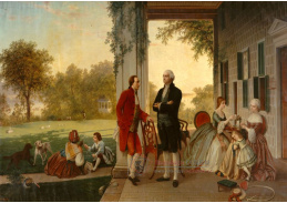 VU144 Thomas Prichard Rossiter - Washington a Lafayette na Mount Vernon