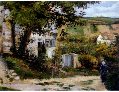 VCP-326 Camille Pissarro - Cesta v Hermitage