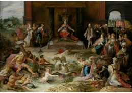 DDSO-3393 Frans Francken - Alegorie o abdikaci císaře Karla V v Bruselu