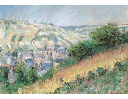 VCM 40 Claude Monet - Pohled na Vetheuil