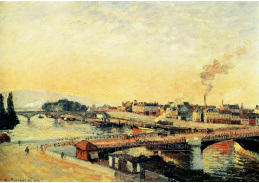 VCP-212 Camille Pissarro - Východ slunce u Rouen