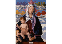 SO XVII-292 Giovanni Bellini - Madonna a dítě se svatým Janem Křtitelem