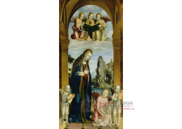 D-8421 Bernardino Zenale - Madonna a dítě s anděly