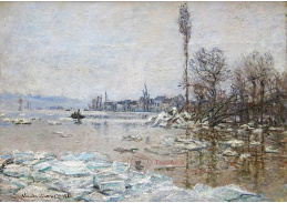 R8-116 Claude Monet - Ledové kry v Lavacourt