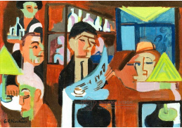 VELK 3 Ernst Ludwig Kirchner - Café v Davosu