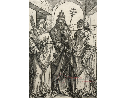 VR12-149 Albrecht Dürer - Svatí Štěpán, Sixtus a Laurence