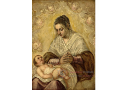 D-7901 Jacopo Tintoretto - Madonna s dítětem