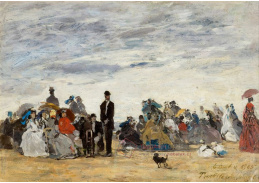 SO XI-419 Eugene Boudin - Pláž v Trouville