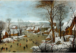 A-7667 Pieter Brueghel - Zimní krajina s cestou do Egypta