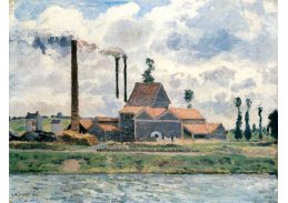 VCP-398 Camille Pissarro - Továrna poblíž Pontoise