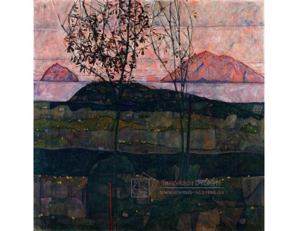 VES 275 Egon Schiele - Zapadající slunce