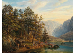 D-9730 Anton Schiffer - Krajina před Hallstattem