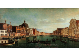 DDSO-494 Canaletto - Grand Canal se San Simeone Piccolo v Benátkách