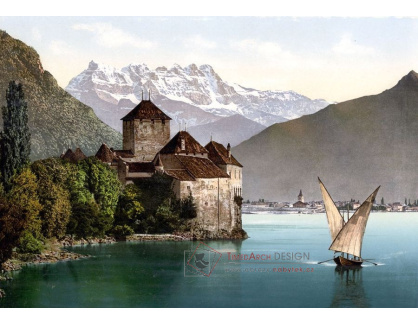 Fotochrom VF 271 Chateau de Chillon, Francie