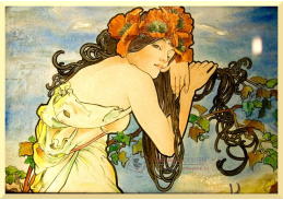 VAM38 Alfons Mucha - Léto