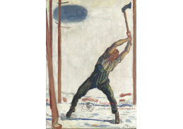 SO XVII-45 Ferdinand Hodler - Dřevorubec