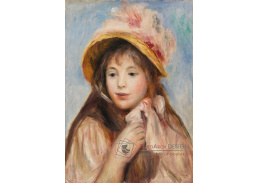 D-6914 Pierre-Auguste Renoir - Dívka s růžovým kloboukem