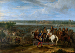 VH377 Adam Frans van der Meulen - Ludvík XIV překračuje Rýn u Lobith 12. června 1672