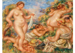 D-6842 Pierre-Auguste Renoir - Koupajícící se skupina žen