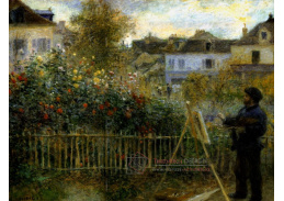 KO III-46 Auguste Renoir - Monet malující obraz v jeho zahradě