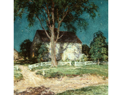 A-1618 Willard Leroy Metcalf - Stará usedlost Connecticutu