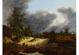 A-3546 Jacob Van Ruisdael - Domy na dunách