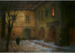 Jakub Schikaneder - Pražské nokturno