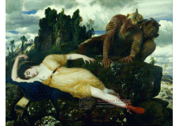 SO XI-64 Arnold Böcklin - Spící Diana a dva faunové